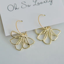 Rosalie Floral Hoop Earrings