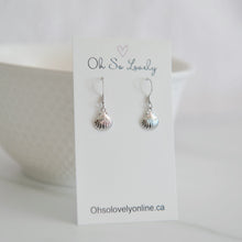 Clam Shell drop earrings