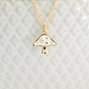 Field Mushroom Necklace