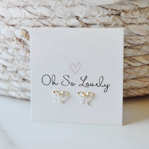 Amie Bow Stud Earrings