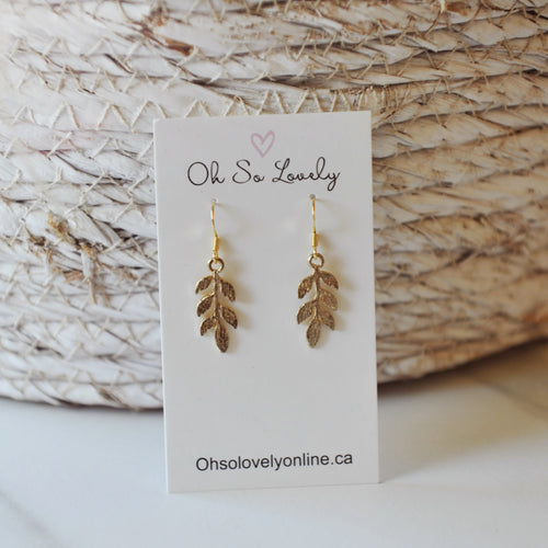 Della Leaf Earrings