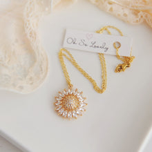 Oriana Sunflower Necklace