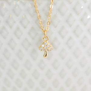 Meadow Mushroom Necklace