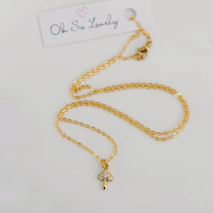 Meadow Mushroom Necklace
