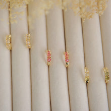 Evienne Ombre Crystal Huggie Hoops