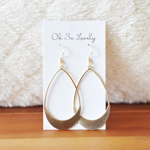 Talia Brass Earrings