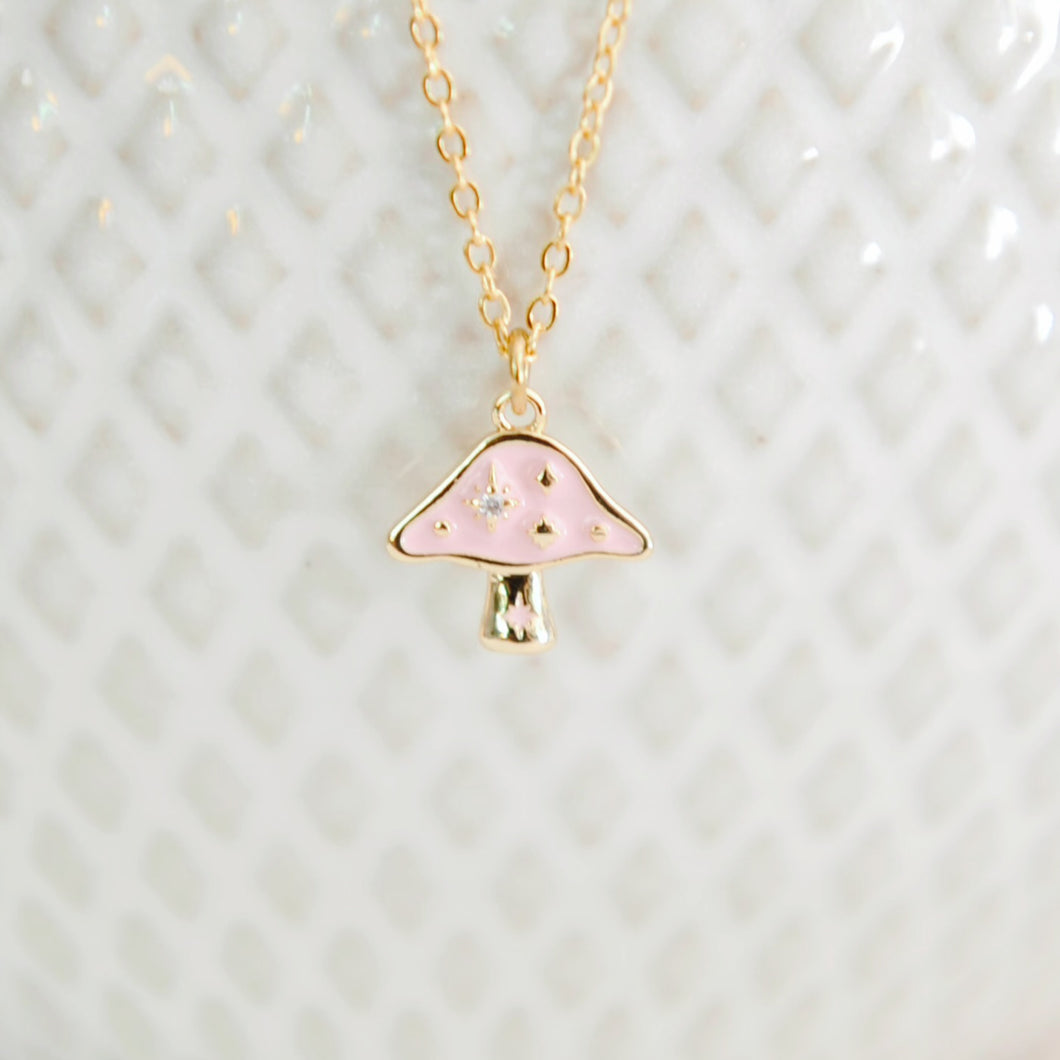 Field Mushroom Necklace
