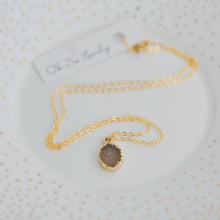 Klarity Oval Druzy Necklace