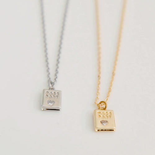 Faye Passport Necklace