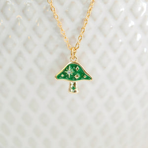 Field Mushroom Necklace