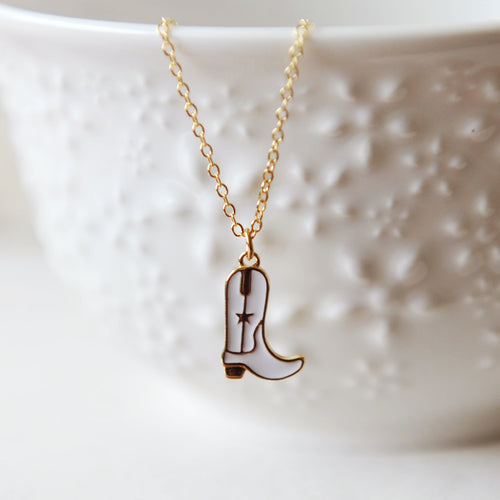 Kataleya Cowboy Boot Necklace