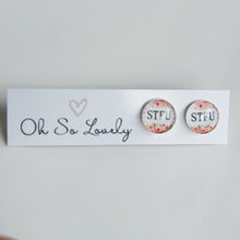 STFU Humour Stud Earrings