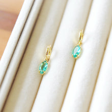 Imogen Mint Marquee Huggie hoops