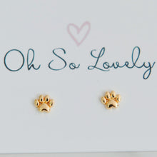 Paw Stud Earrings