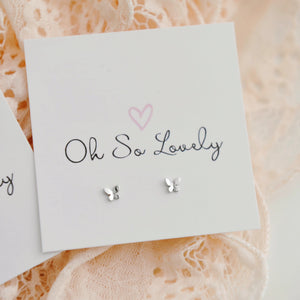Selah Tiny Butterfly Stud Earrings