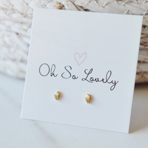 Miller Opal Stud Earrings