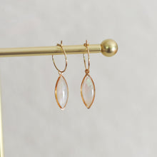 Wilma Mother of Pearl Hoop Earrings