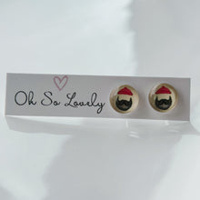 Beard Man Stud Earrings