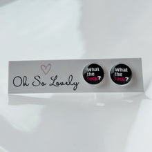 What the f… Stud Earrings