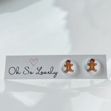 Gingerbread Girl Stud Earrings