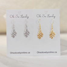 Oakley oak tree leaf drop earrings
