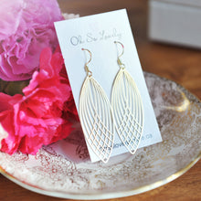 Havana Brass Drop Earrings