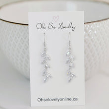 Crystal vine earrings