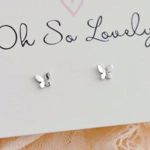 Selah Tiny Butterfly Stud Earrings