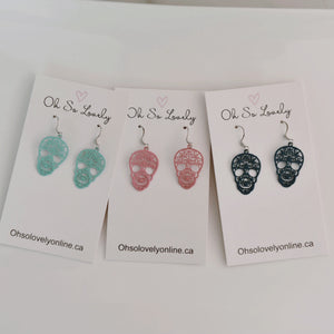 Dakota Skull Drop Earrings