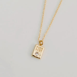 Faye Passport Necklace