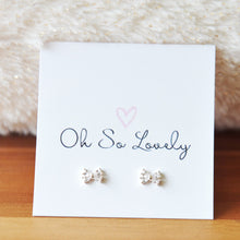Elsie Crystal Bow Stud Earrings