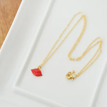 Red Lips Necklace