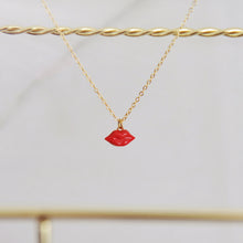 Red Lips Necklace