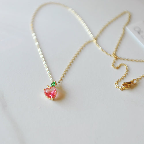 Peach Necklace