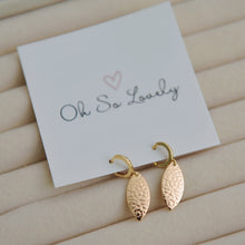 Valencia Textured Huggie Hoops