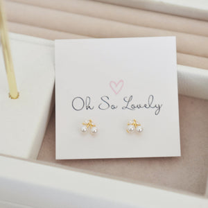 Betsy Cherry Stud Earrings