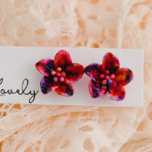Kailany Rainbow Flower Stud Earrings