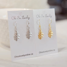 Oakley oak tree leaf drop earrings