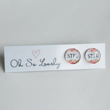 STFU Humour Stud Earrings
