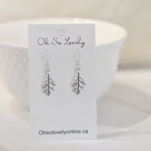 Oakley oak tree leaf drop earrings