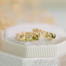 Evienne Ombre Crystal Huggie Hoops