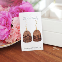 Wildflowers Wood Drop Earrings