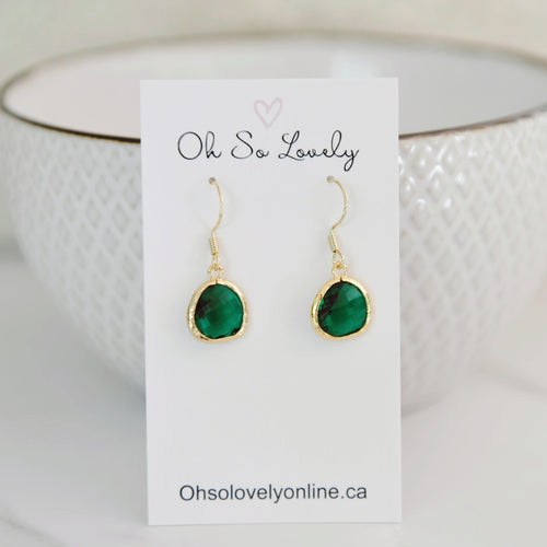 Palmer Emerald Drop Earrings
