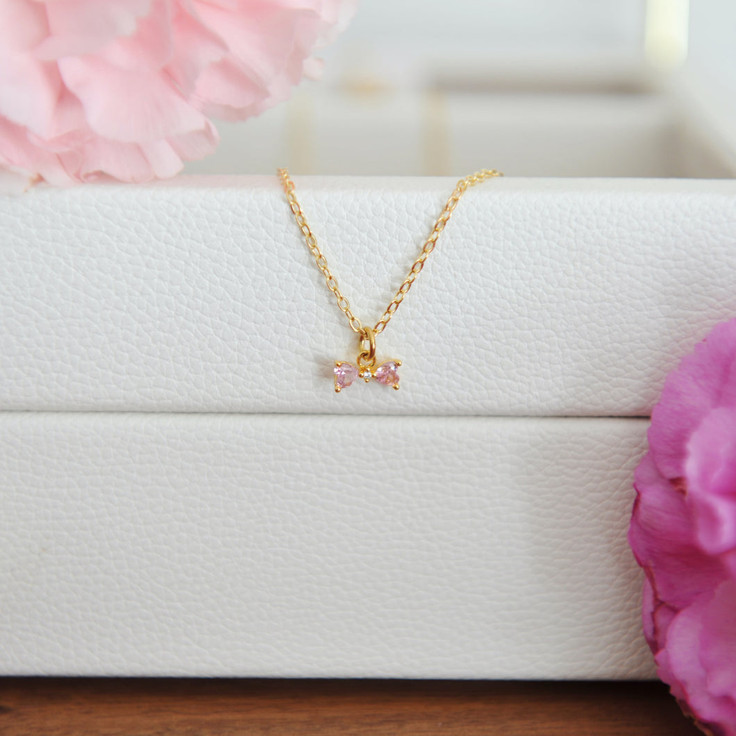 Vida Ribbon Bow Necklace