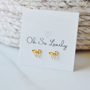 Amie Bow Stud Earrings