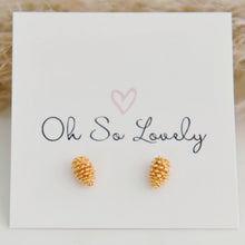 Mackenzie Pinecone Stud Earrings