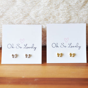 Marjorie Bow Stud Earrings