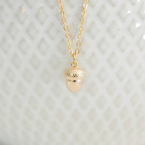 Scottie Acorn Necklace