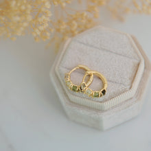 Evienne Ombre Crystal Huggie Hoops