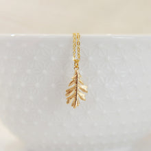 Oakley oak tree leaf necklace